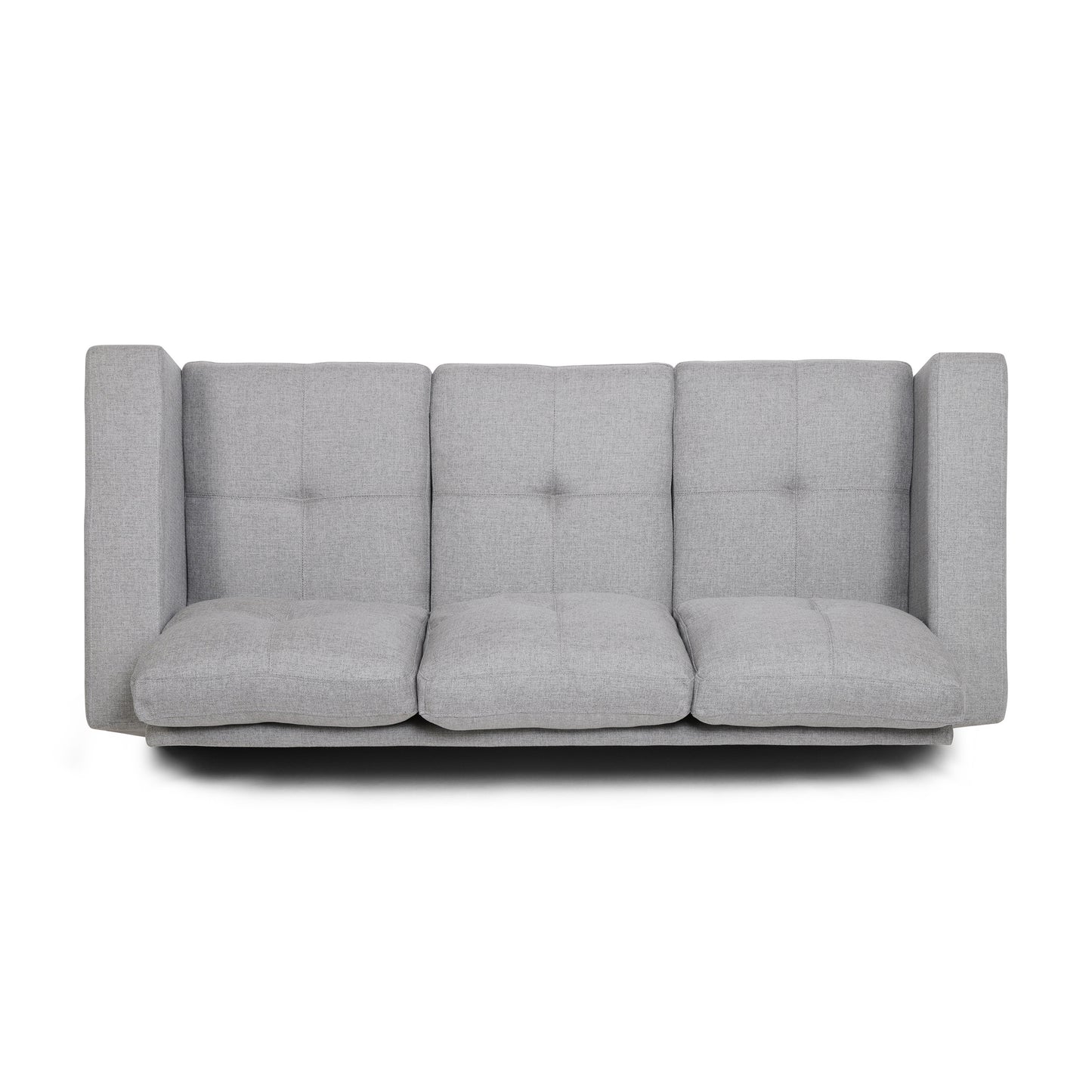 Three-Seater Sofa with Wood Legs