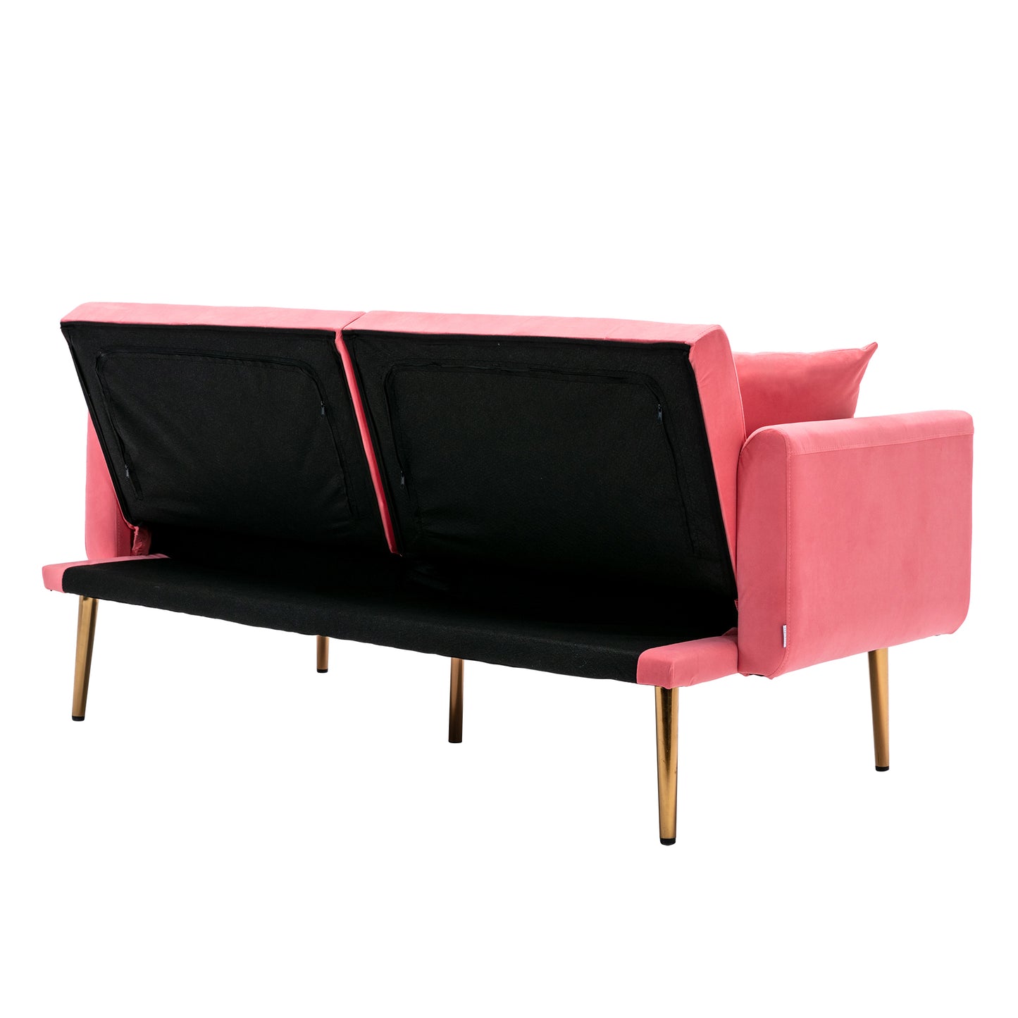 Velvet Sofa, Accent sofa .loveseat sofa with metal feet