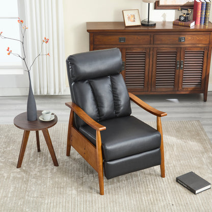 Wood Frame Armchair, Modern Accent Chair Lounge Chair for Living Room