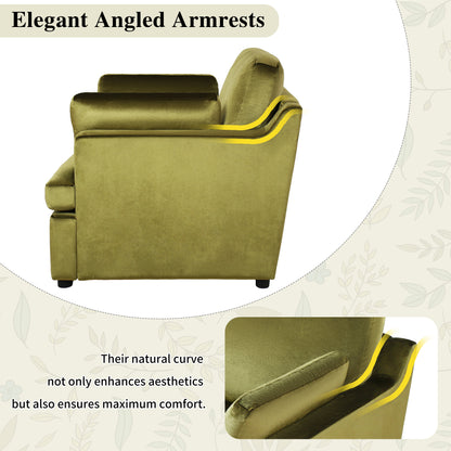 Oversized Accent Chair - Comfortable Armrest Cushions, Versatile Neutral Style, Elegant Design, Durable Frame