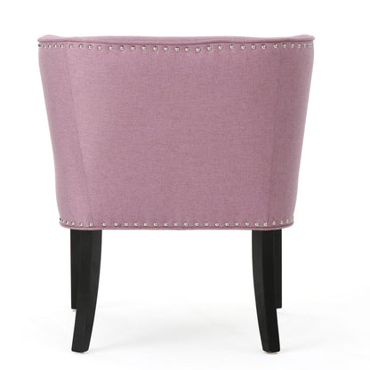 Fabric Occaisional Chair, Lavender Purple