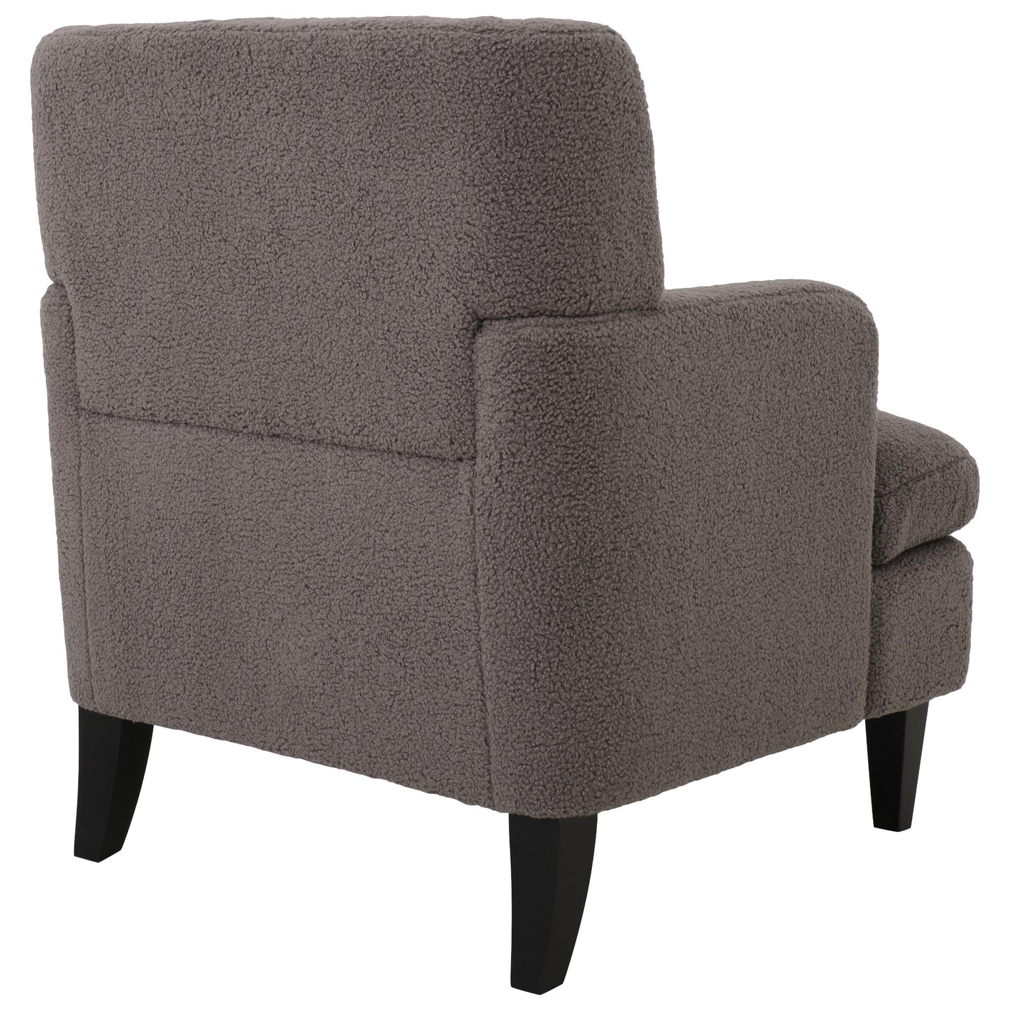 Upholstered Accent Chair Tufted Armchair for Living Room and Bedroom, Russet Brown