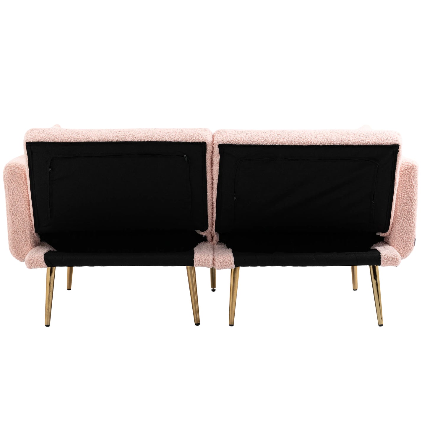 Velvet Sofa, Accent sofa .loveseat sofa with metal feet