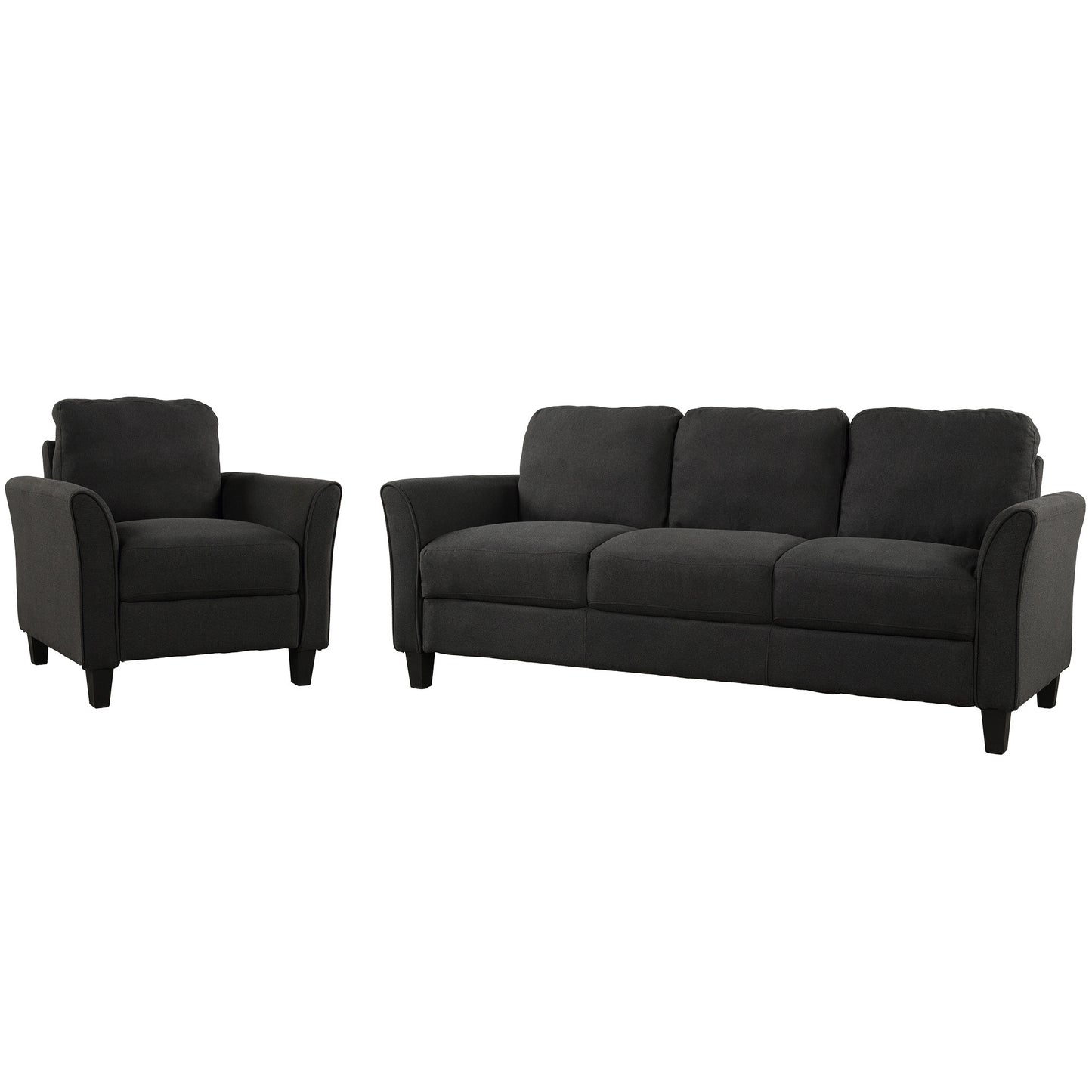 U_STYLE Polyester-blend 3 Pieces Sofa Set