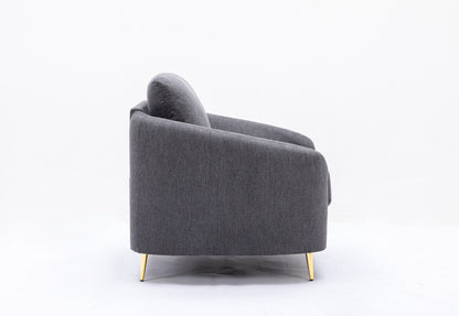 Chair, Gray Linen LV01773