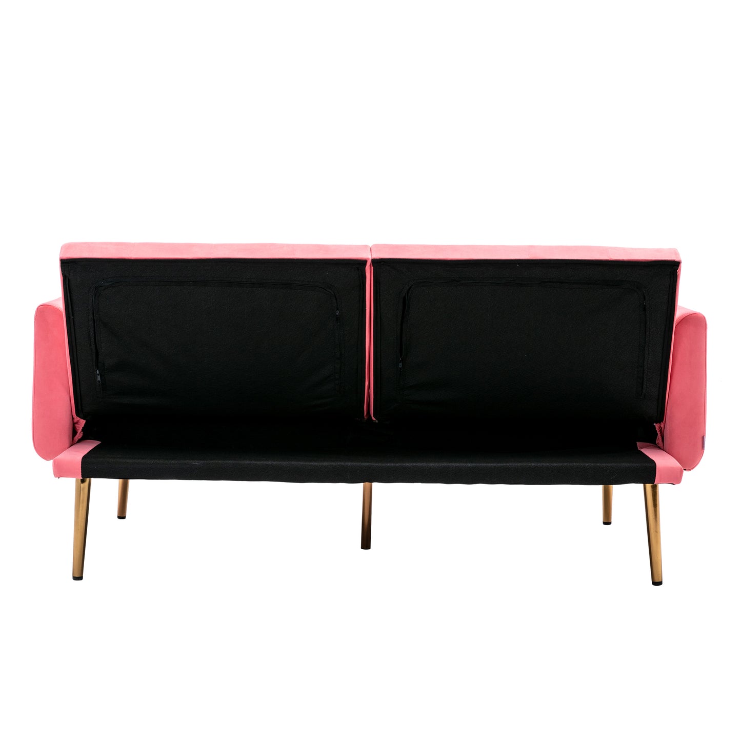 Velvet Sofa, Accent sofa .loveseat sofa with metal feet