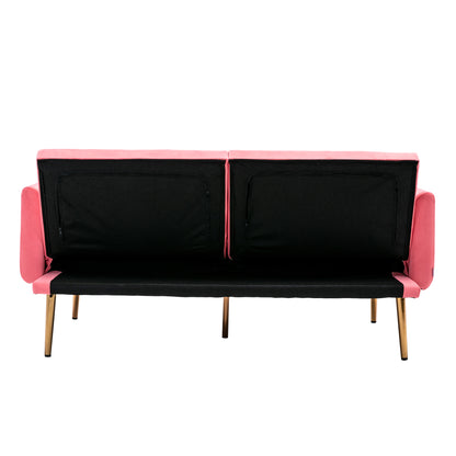 Velvet Sofa, Accent sofa .loveseat sofa with metal feet