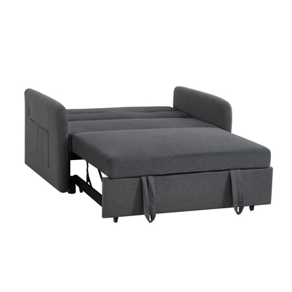 Sofa Bed Grey Fabric