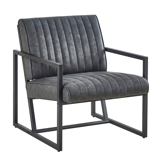 Modern design high quality PU(GREY)+ steel armchair，for Kitchen, Dining, Bedroom, Living Room