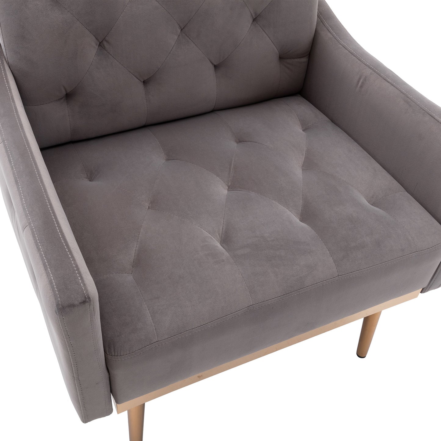 Accent Chair,leisure single sofa with Rose Golden feet