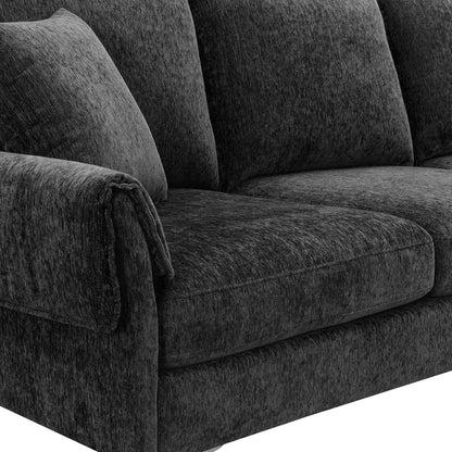 84 " Convertible Sectional Sofa, Modern Chenille L-Shaped Sofa Couch with Reversible Chaise Lounge, Fit for Living Room, Apartment(2 Pillows)