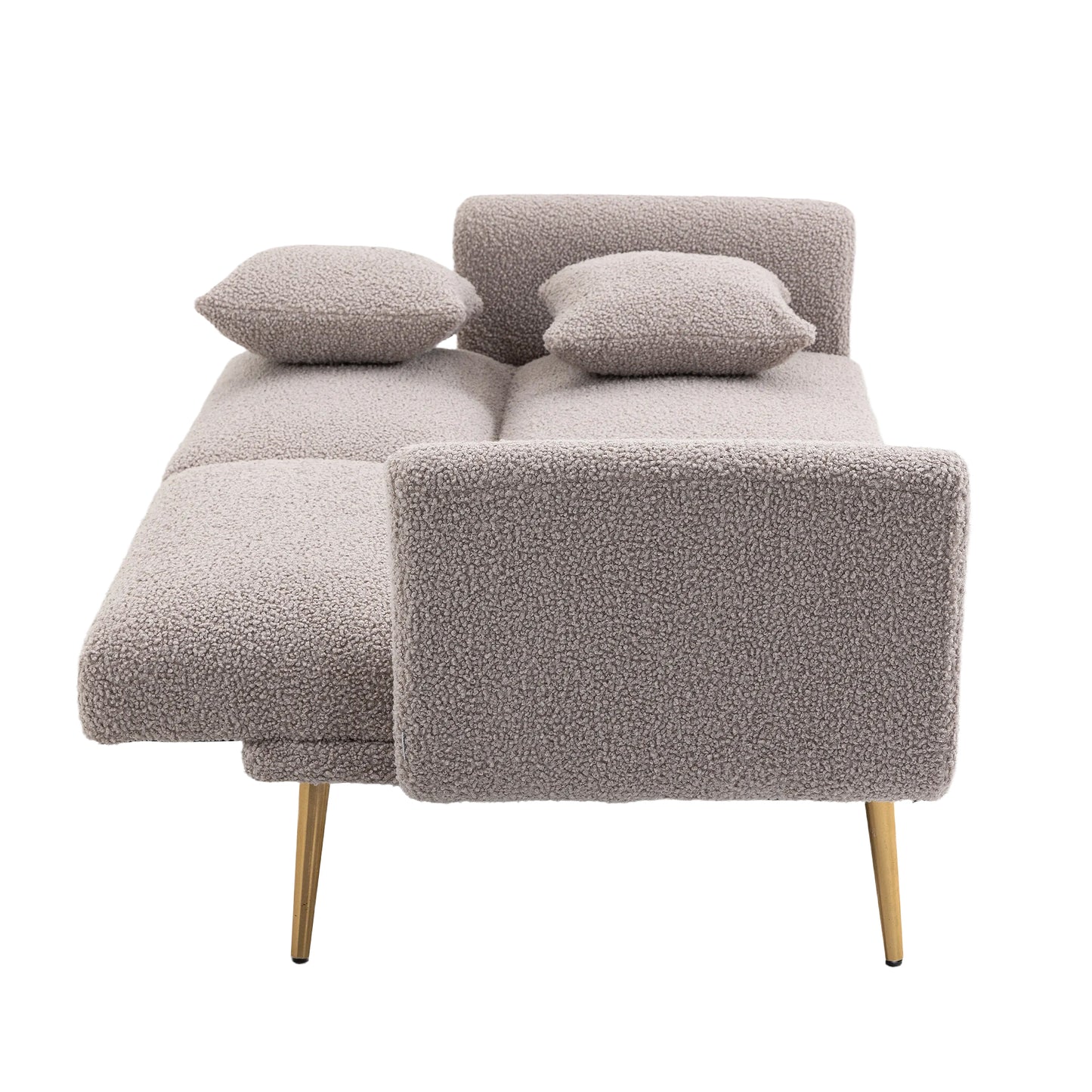 Velvet Sofa, Accent sofa .loveseat sofa with metal feet