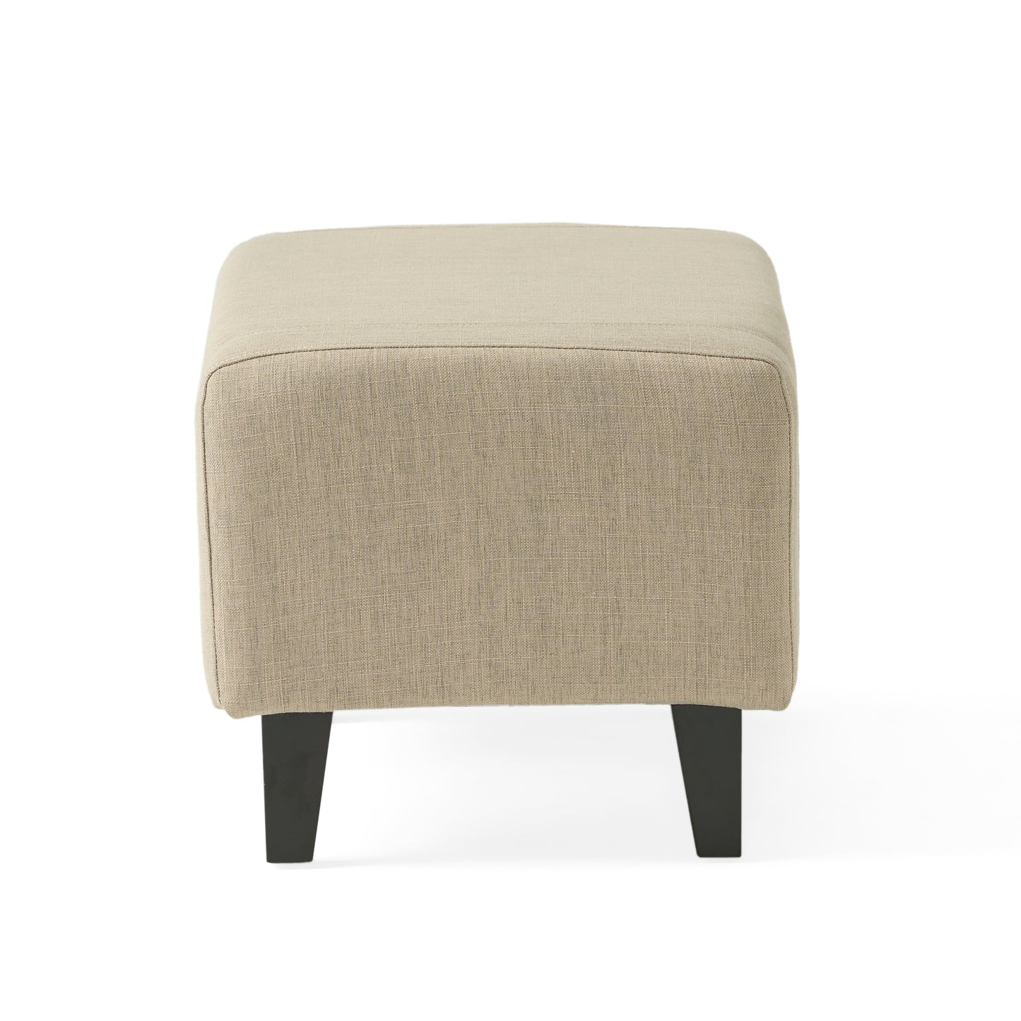 Upholstered Armchair with Ottoman