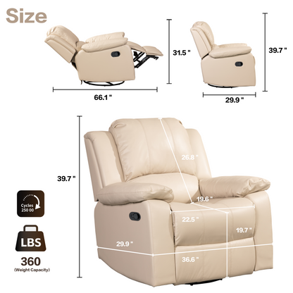 Swivel and Glider Recliner Chair