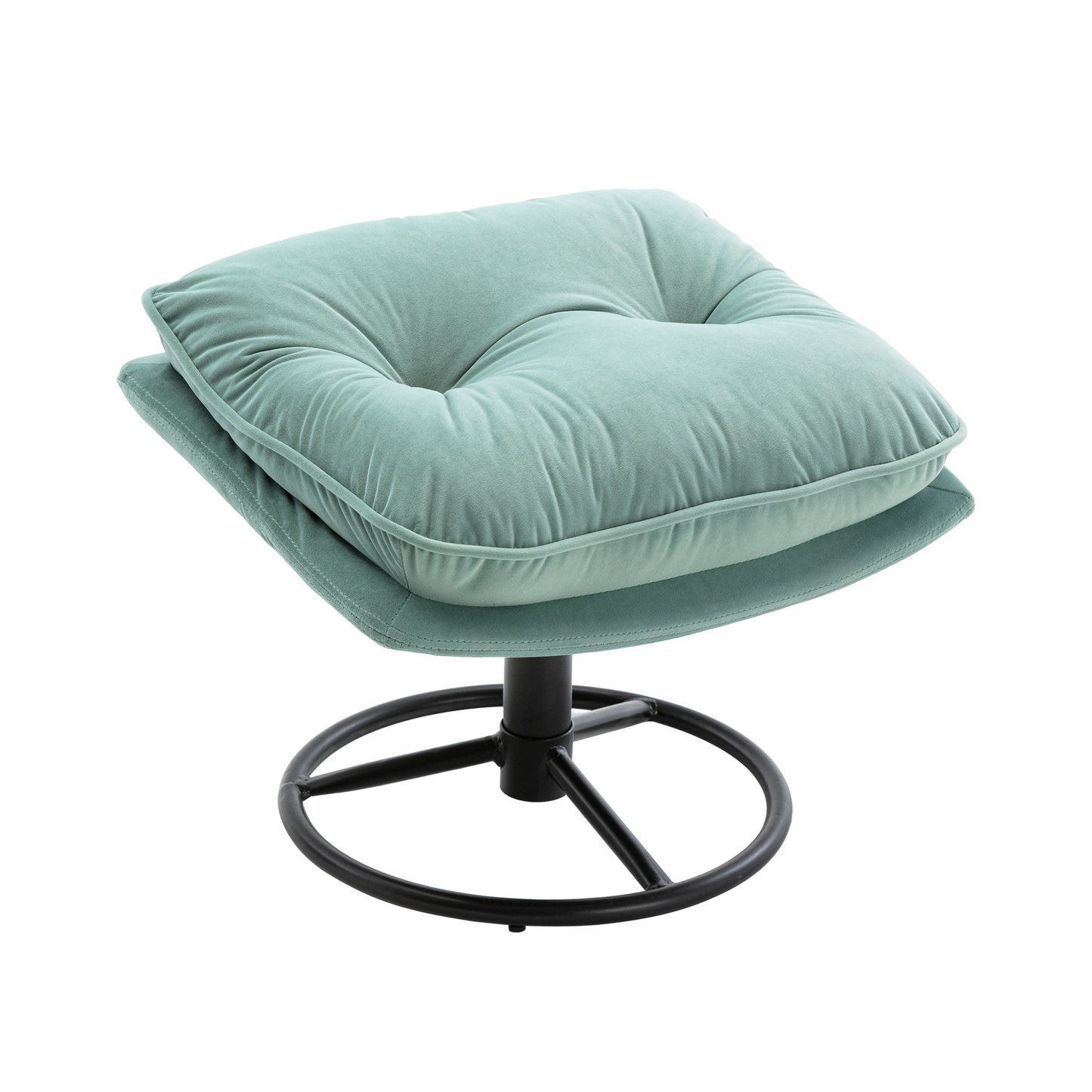 Accent chair TV Chair Living room Chair with Ottoman-TEAL