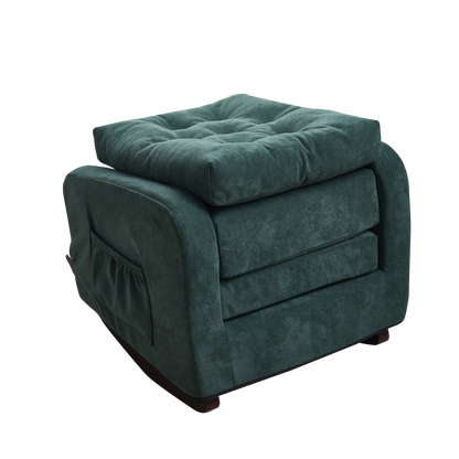 Accent chair TV Chair Living room Chair Lazy Recliner Comfortable Fabric Leisure Sofa,Modern High Back Armchair