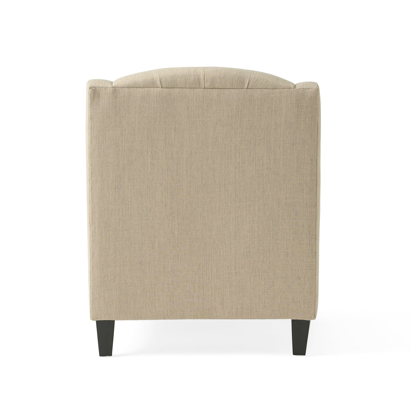 Upholstered Armchair with Ottoman