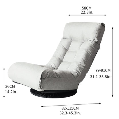 Single sofa reclining chair Japanese chair lazy sofa tatami balcony reclining chair leisure sofa adjustable chair