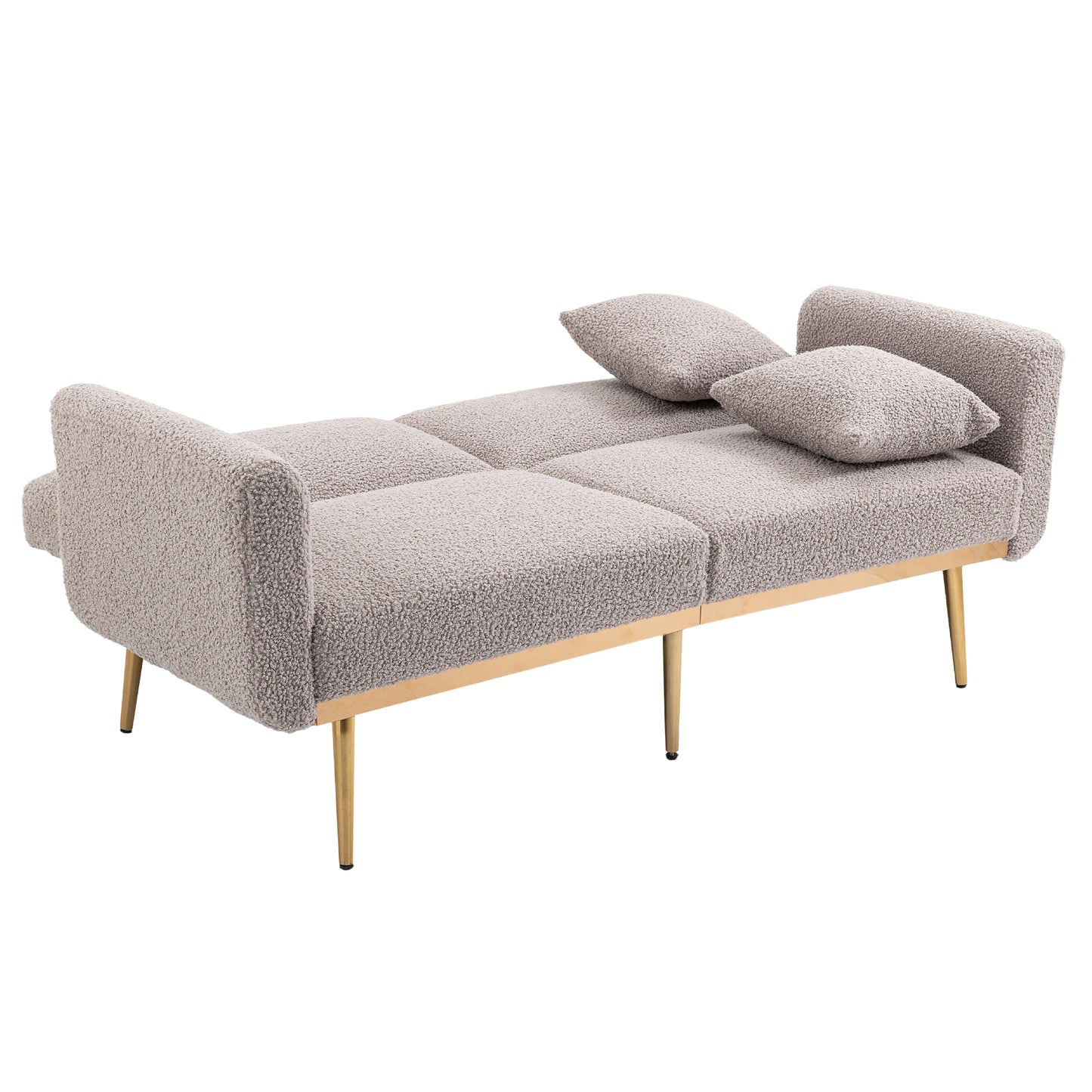 Velvet Sofa, Accent sofa .loveseat sofa with metal feet