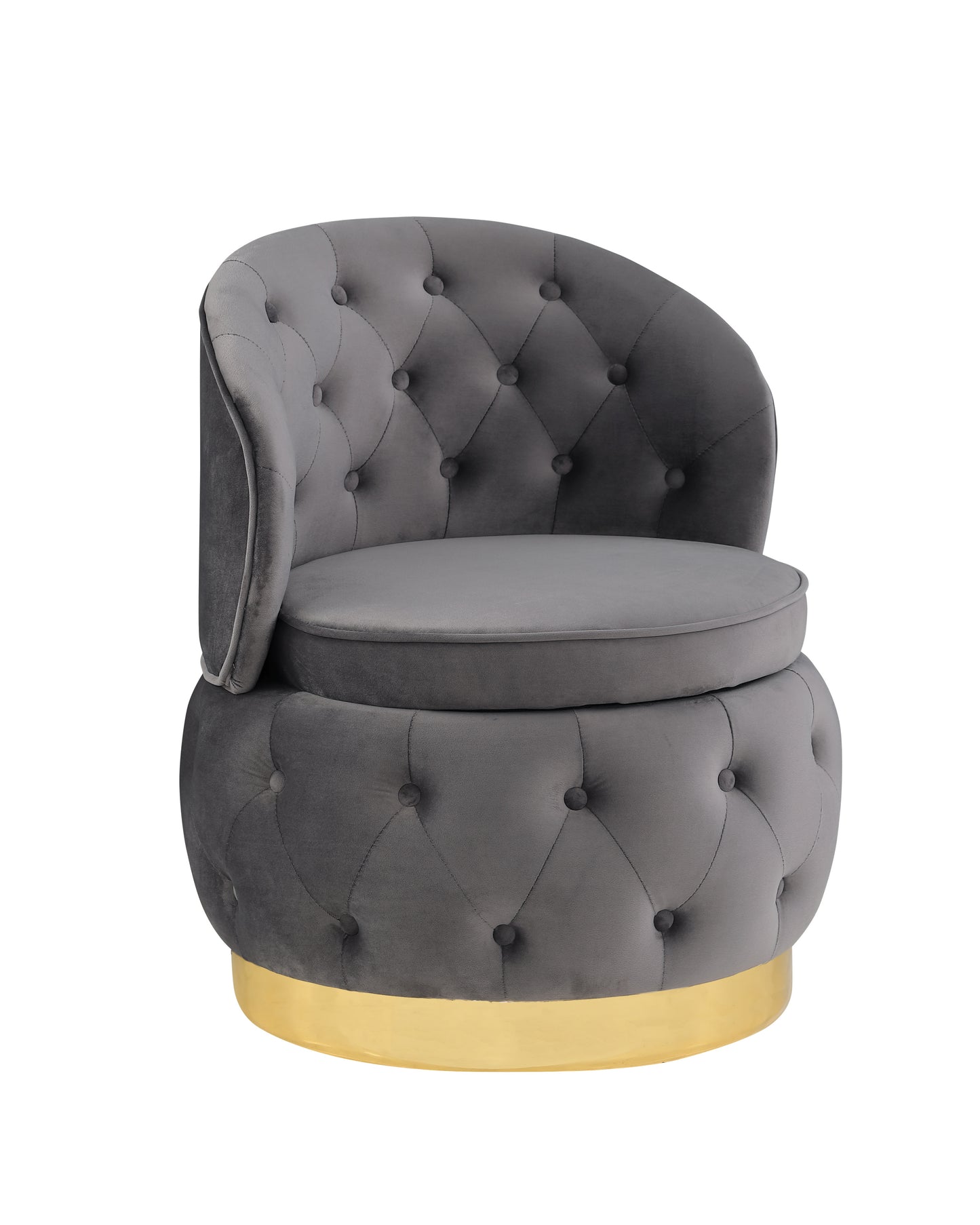 360 Degree Swivel Cuddle Barrel Accent Storage Chairs