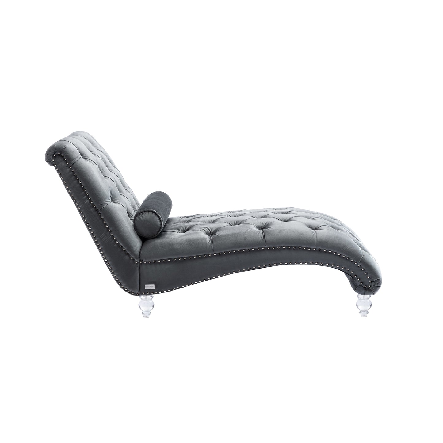 Leisure concubine sofa with acrylic feet