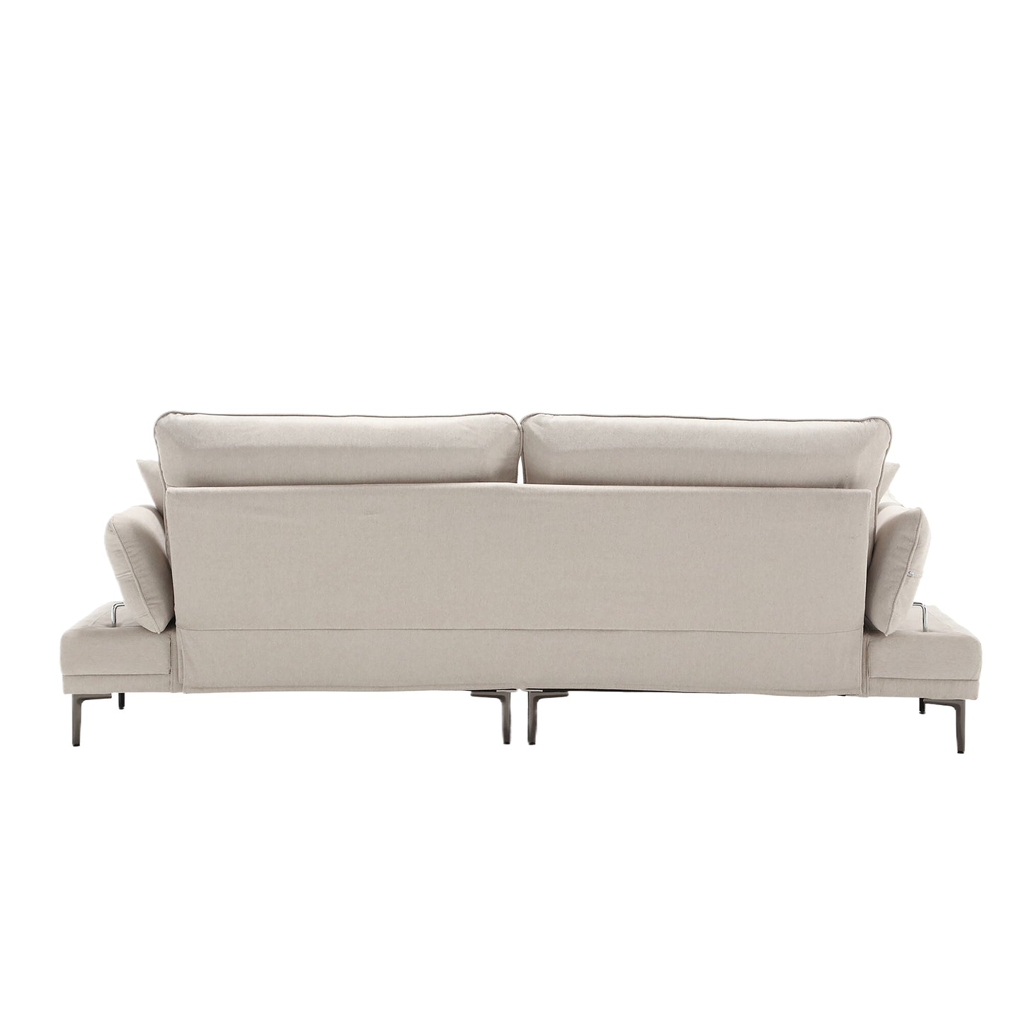 Linen Sofa, Accent sofa loveseat sofa with metal feet