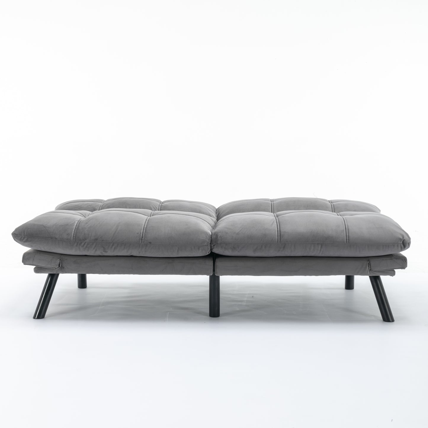 Light Grey Convertible Folding Modern sofa Bed