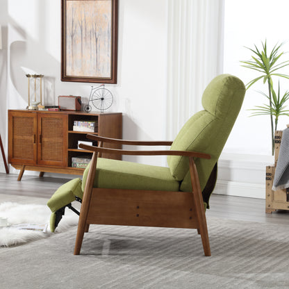 Wood Frame Armchair, Modern Accent Chair Lounge Chair for Living Room