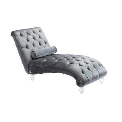 Leisure concubine sofa with acrylic feet