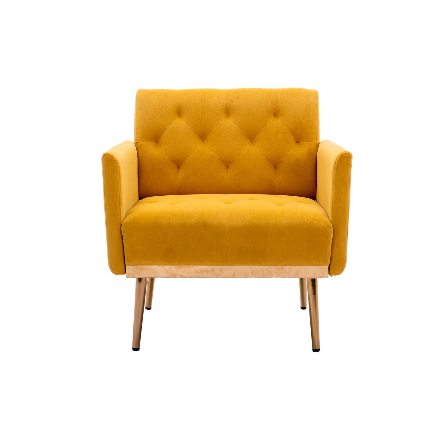 Accent Chair,leisure single sofa with Rose Golden feet