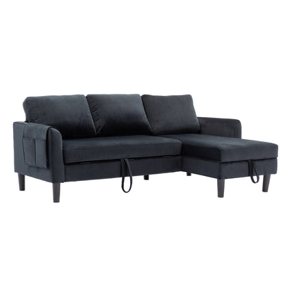 Sectional Sofa Reversible Sectional Sleeper Sectional Sofa with Storage Chaise