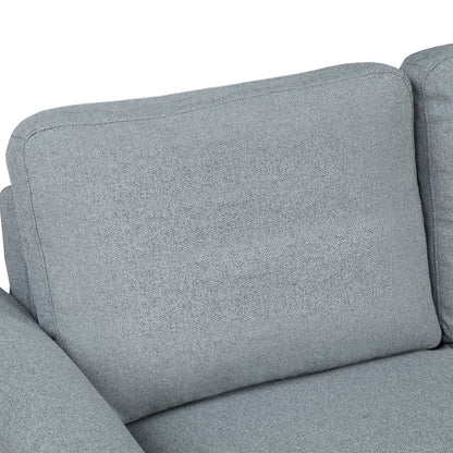 Living Room Furniture Love Seat Sofa Double Seat Sofa (Loveseat Chair)(Gray)