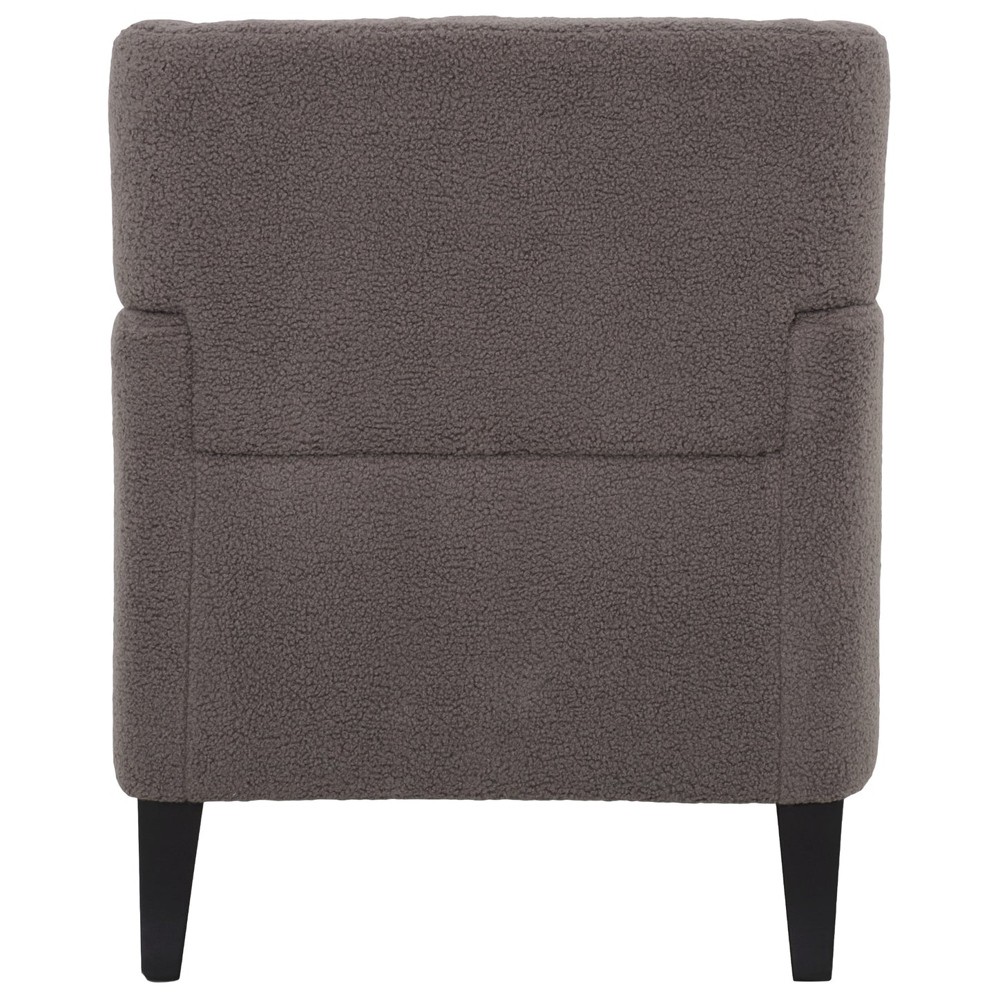 Upholstered Accent Chair Tufted Armchair for Living Room and Bedroom, Russet Brown