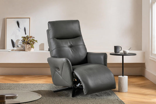 Recliner Chair With Dual Motor, Euro contemporary design, Adjustable Headrest, 360° Swivel USB Charge Port, New Living Style