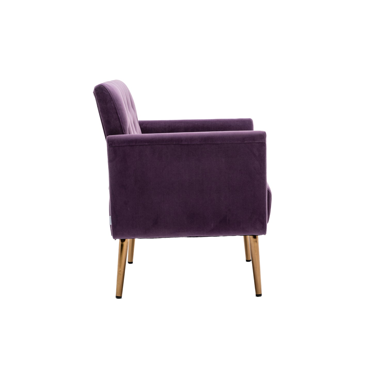 Accent Chair,leisure single sofa with Rose Golden feet