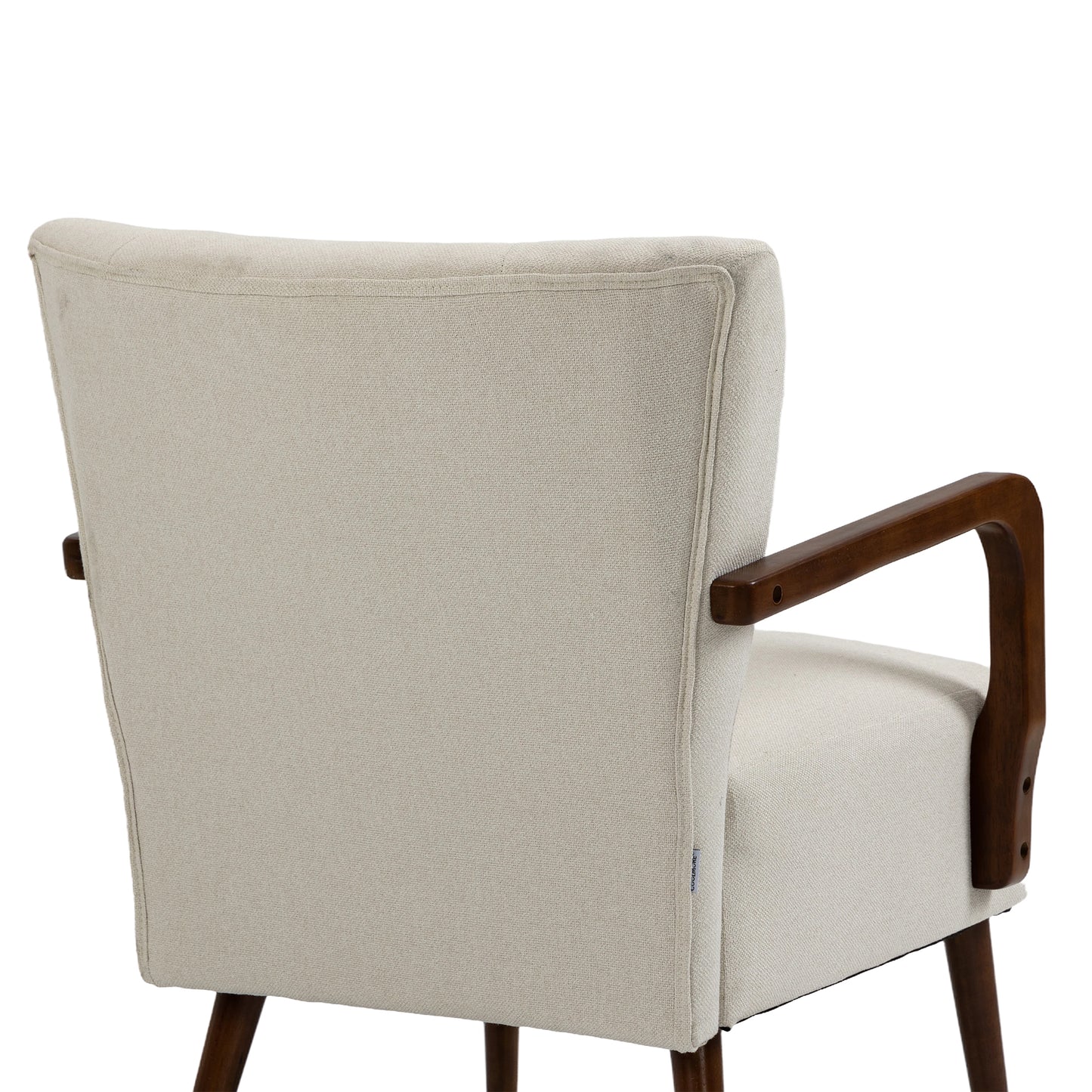 Wood Frame Armchair, Modern Accent Chair Lounge Chair for Living Room