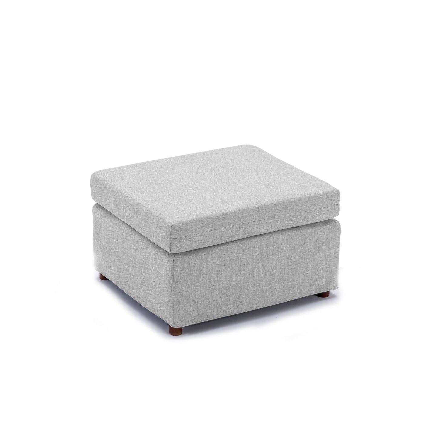 3 Seat Module Sectional Sofa Couch With 1 Ottoman,Seat Cushion and Back Cushion Removable and Washable,Light Grey