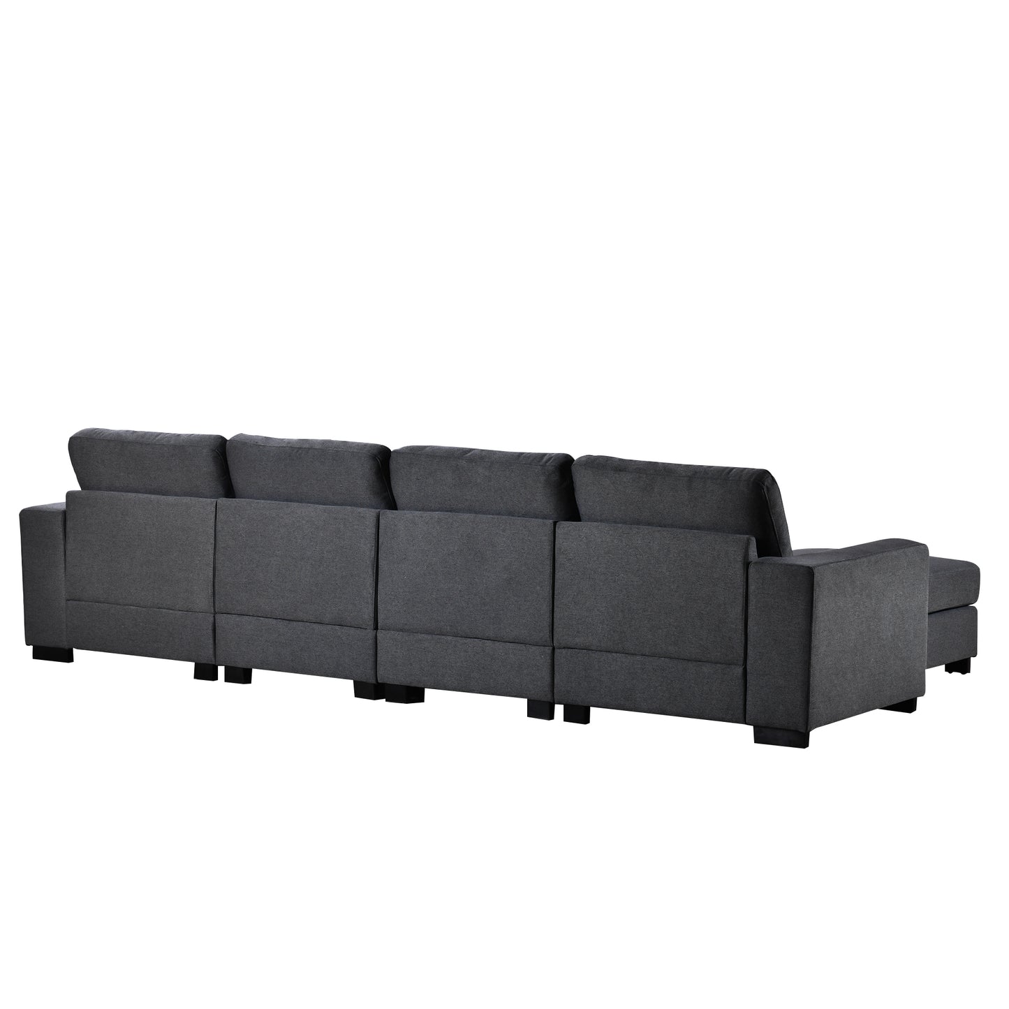 U_STYLE 3 Pieces U shaped Sofa with Removable Ottomans