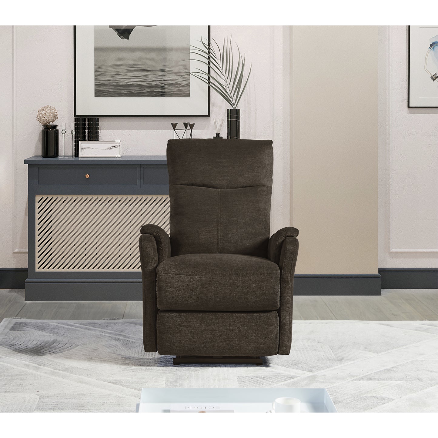 Recliner Chair With Power function easy control big stocks, Recliner Single Chair For Living Room, Bed Room