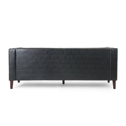 Comfy 3-seat Sofa with Tufted Back, Modern for Living Room