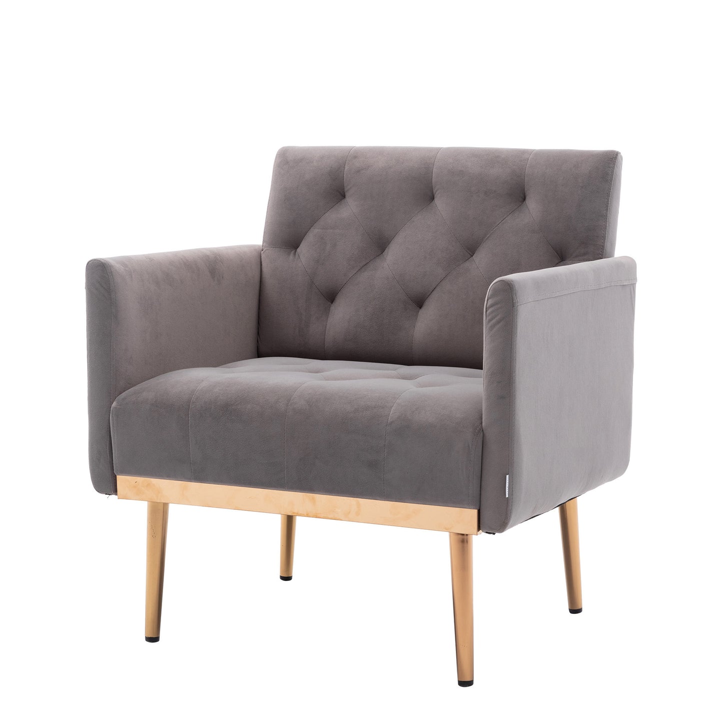 Accent Chair,leisure single sofa with Rose Golden feet