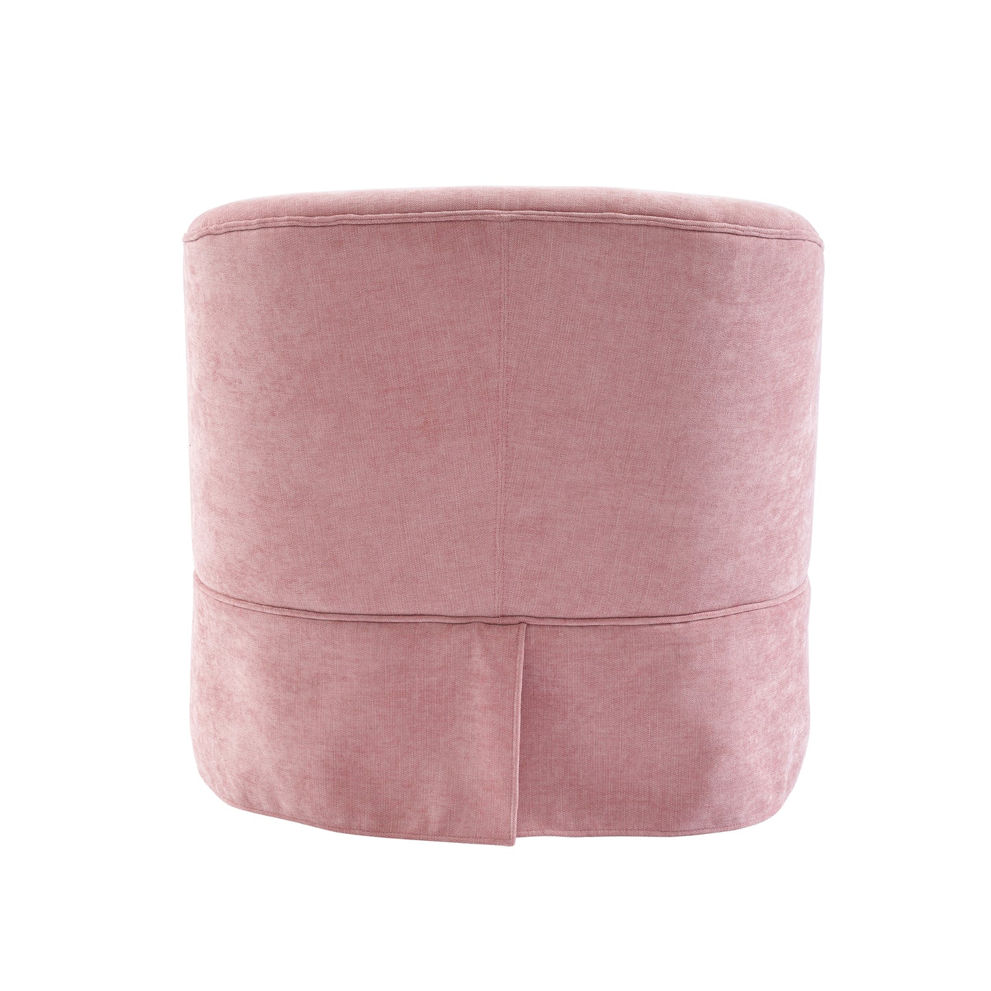 360-degree Swivel Accent Armchair Linen Blend PINK