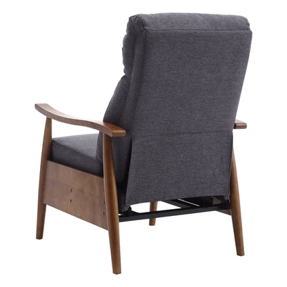 Wood Frame Armchair, Modern Accent Chair Lounge Chair for Living Room