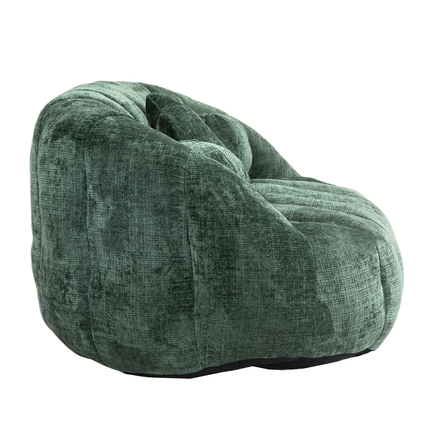 Bean Bag sofa Lazy Sofa Durable Comfort Lounger High Back Bean Bag Chair Couch for Adults and Kids, Indoor & Outdoor, Accent Floor Soft Lounge Chair (Emerald chenille)