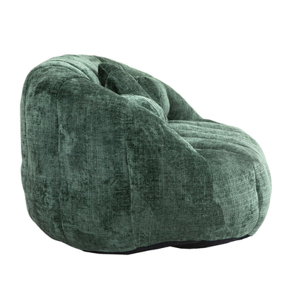 Bean Bag sofa Lazy Sofa Durable Comfort Lounger High Back Bean Bag Chair Couch for Adults and Kids, Indoor & Outdoor, Accent Floor Soft Lounge Chair (Emerald chenille)