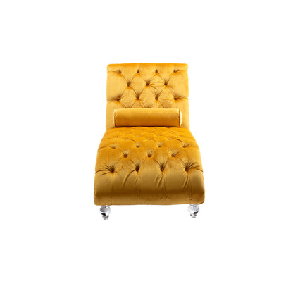 Leisure concubine sofa with acrylic feet