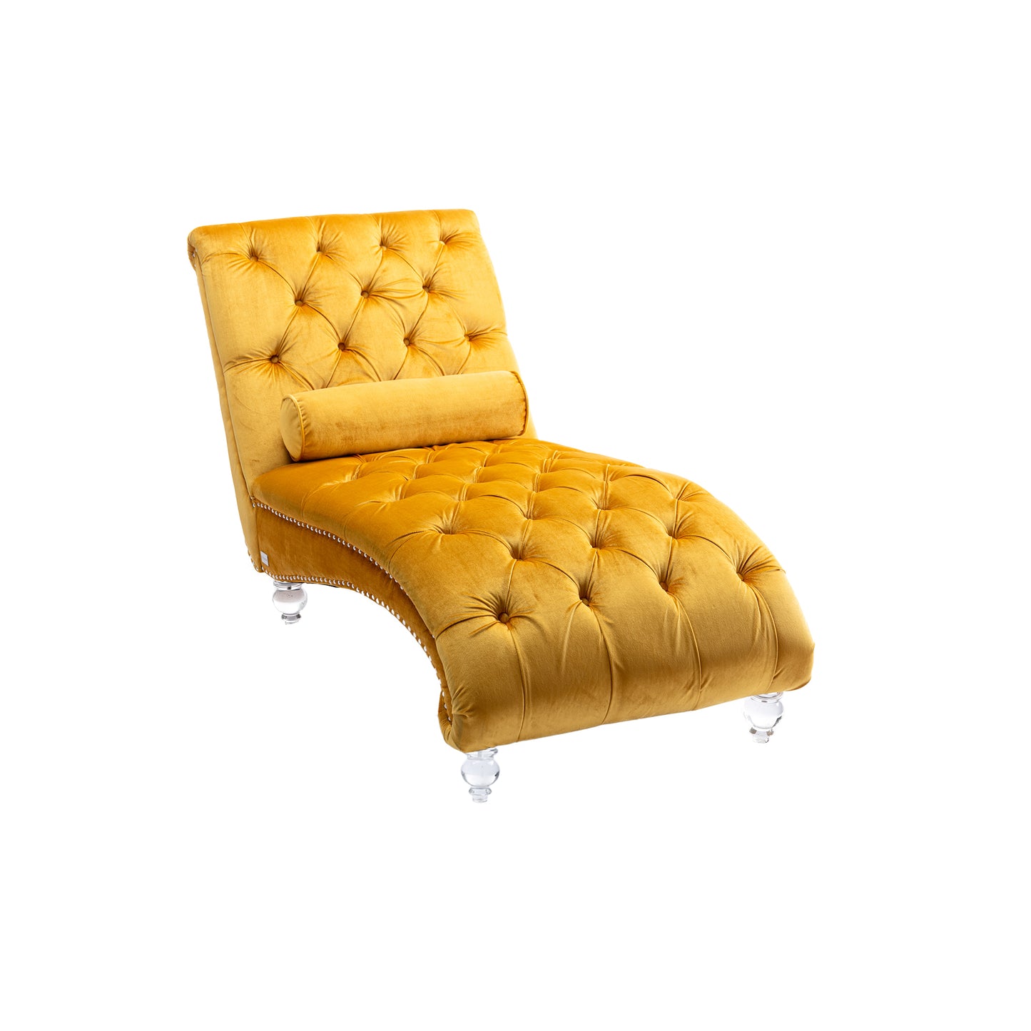 Leisure concubine sofa with acrylic feet