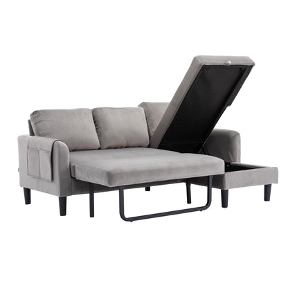 Sectional Sofa Reversible Sectional Sleeper Sectional Sofa with Storage Chaise