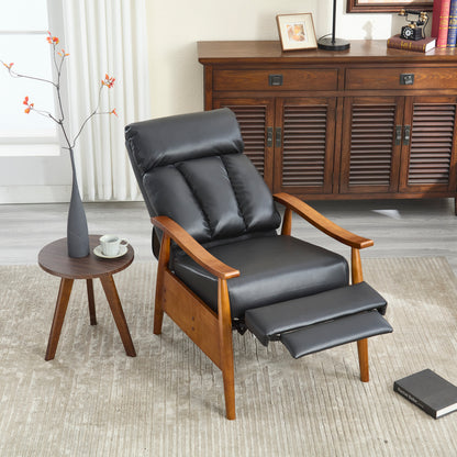 Wood Frame Armchair, Modern Accent Chair Lounge Chair for Living Room