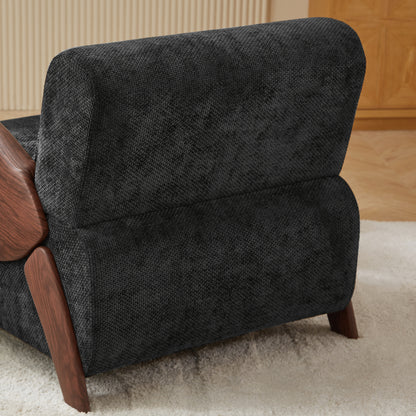 Modern Accent Armchair with Plush Cushioning, Comfortable Armrests, and Stylish Design for Living Room, Bedroom, or Office